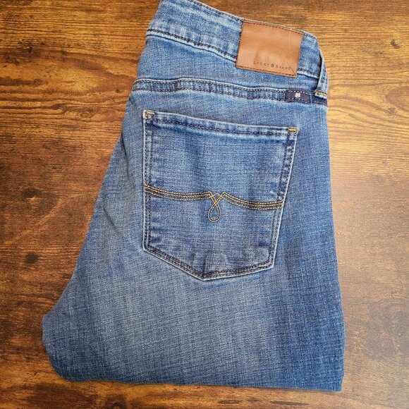 Lucky Brand Jeans Size 6 Lolita Skinny Mid Rise Medium Light Wash Stretch - Picture 3 of 11